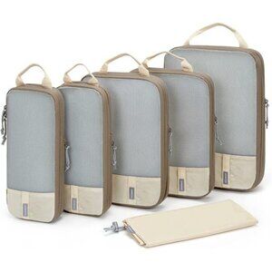 Packing Cubes Compression Travel Set 6 Pack Luggage
